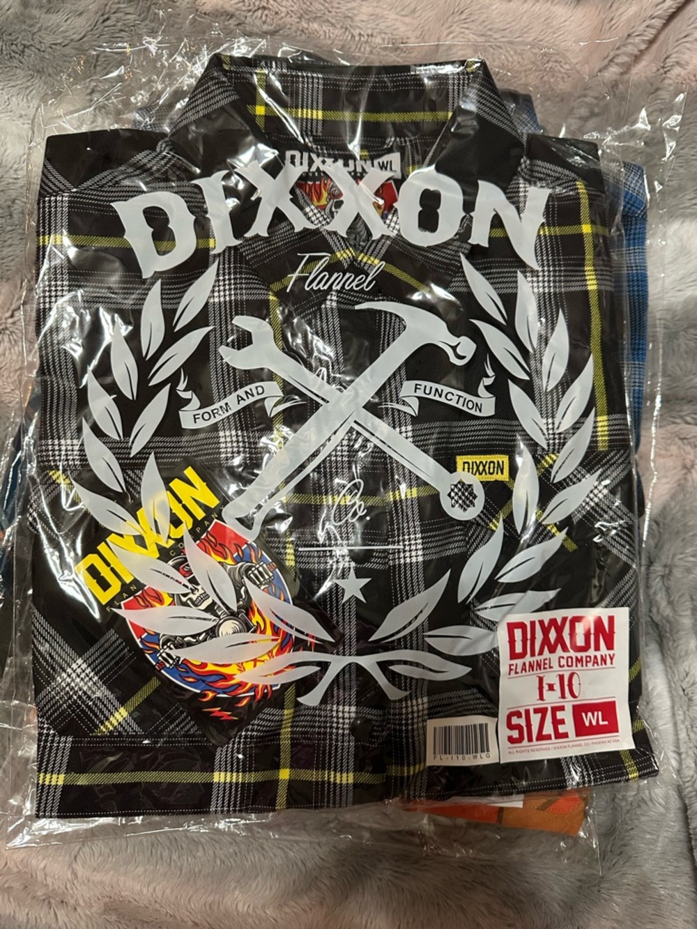 DIXXON Plaid Button-Down Shirt with Accents